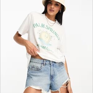 Abercrombie & Fitch Palm Springs Sunset Club Cotton Tee Size L